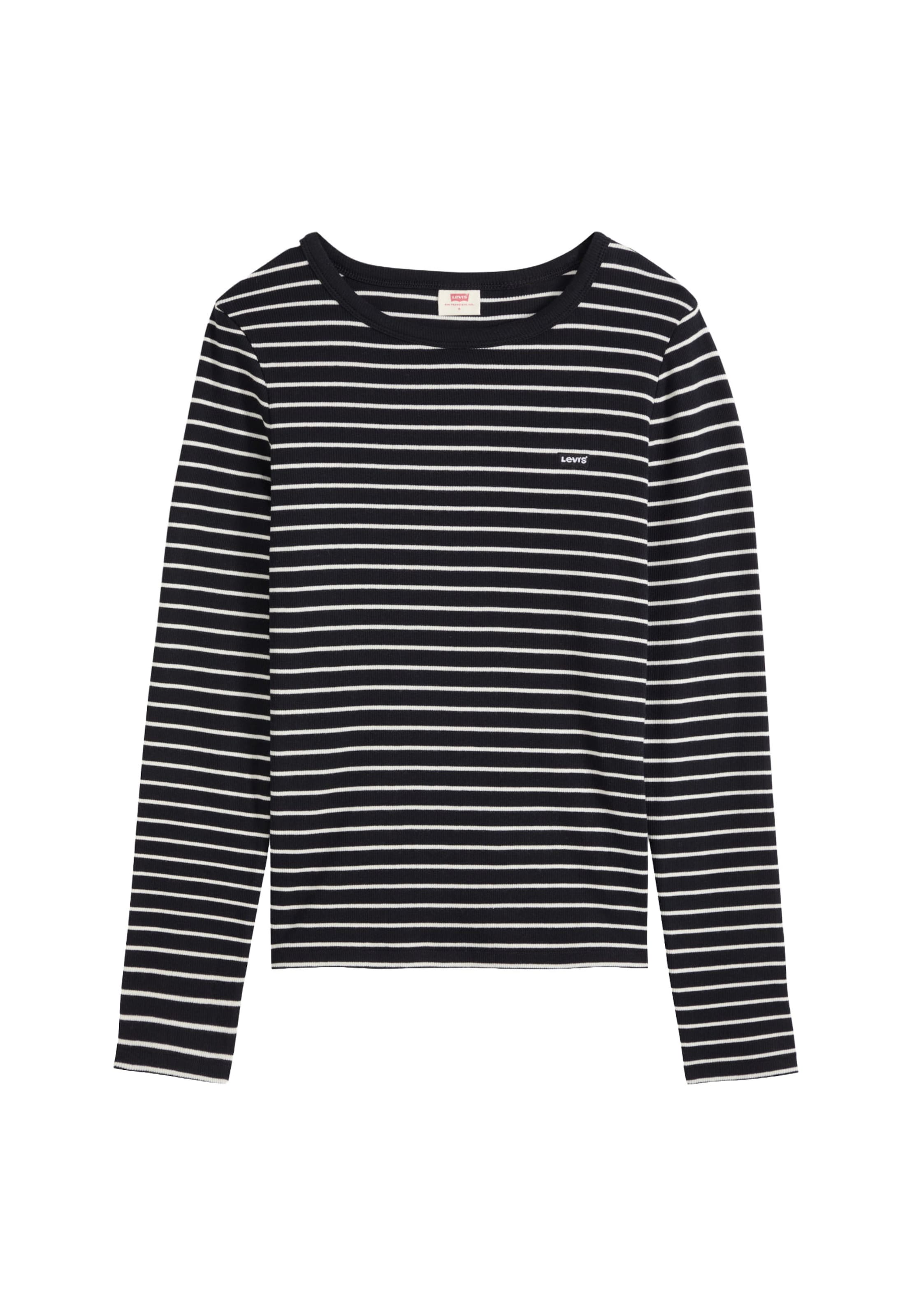 LEVI'S ® Μπλουζάκι 'HAYES' σε XS σε ανθρακί / λευκό, Άποψη προϊόντος