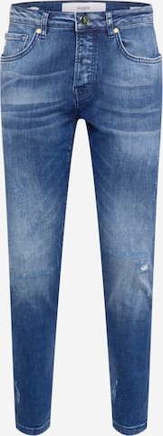 Goldgarn Slimfit Jeans i blå: forside