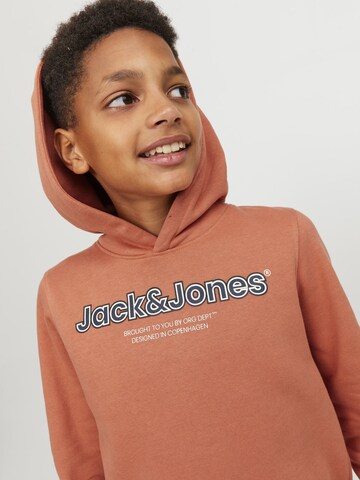 Jack & Jones Junior Sweatshirt 'Lakewood' in Orange