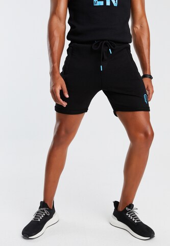 Leif Nelson Slimfit Broek in Zwart
