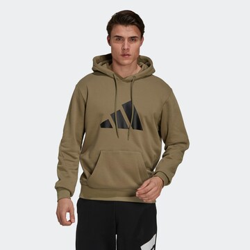 ADIDAS PERFORMANCE Sports sweatshirt in Green: front