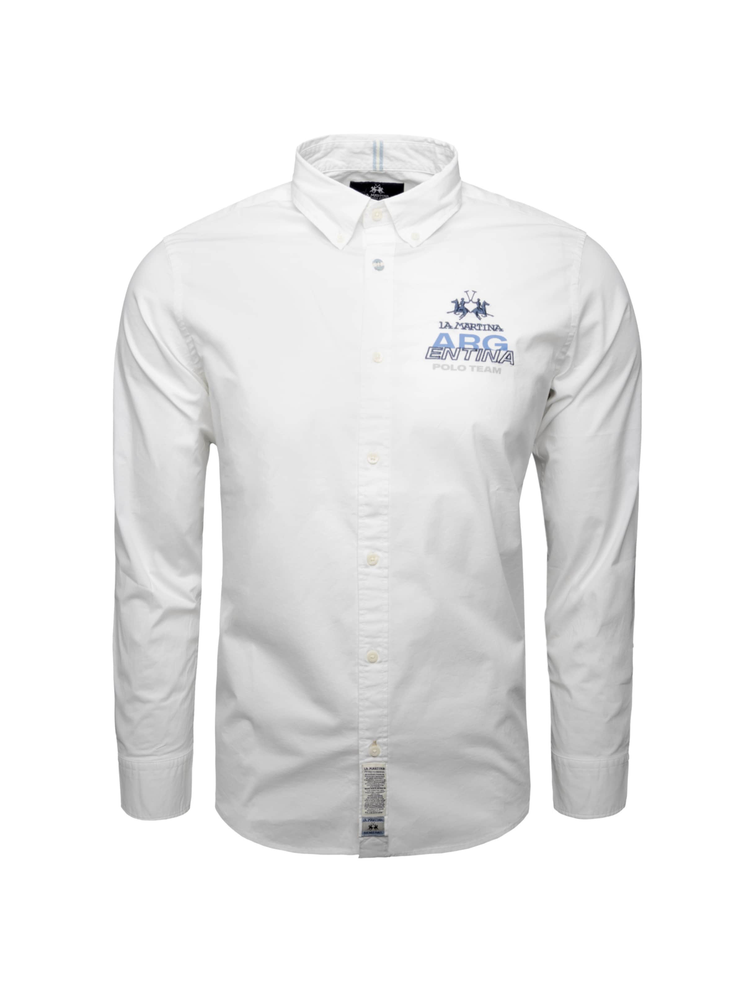 Comfort fit Camicia 'MAC601' di La Martina in bianco: frontale