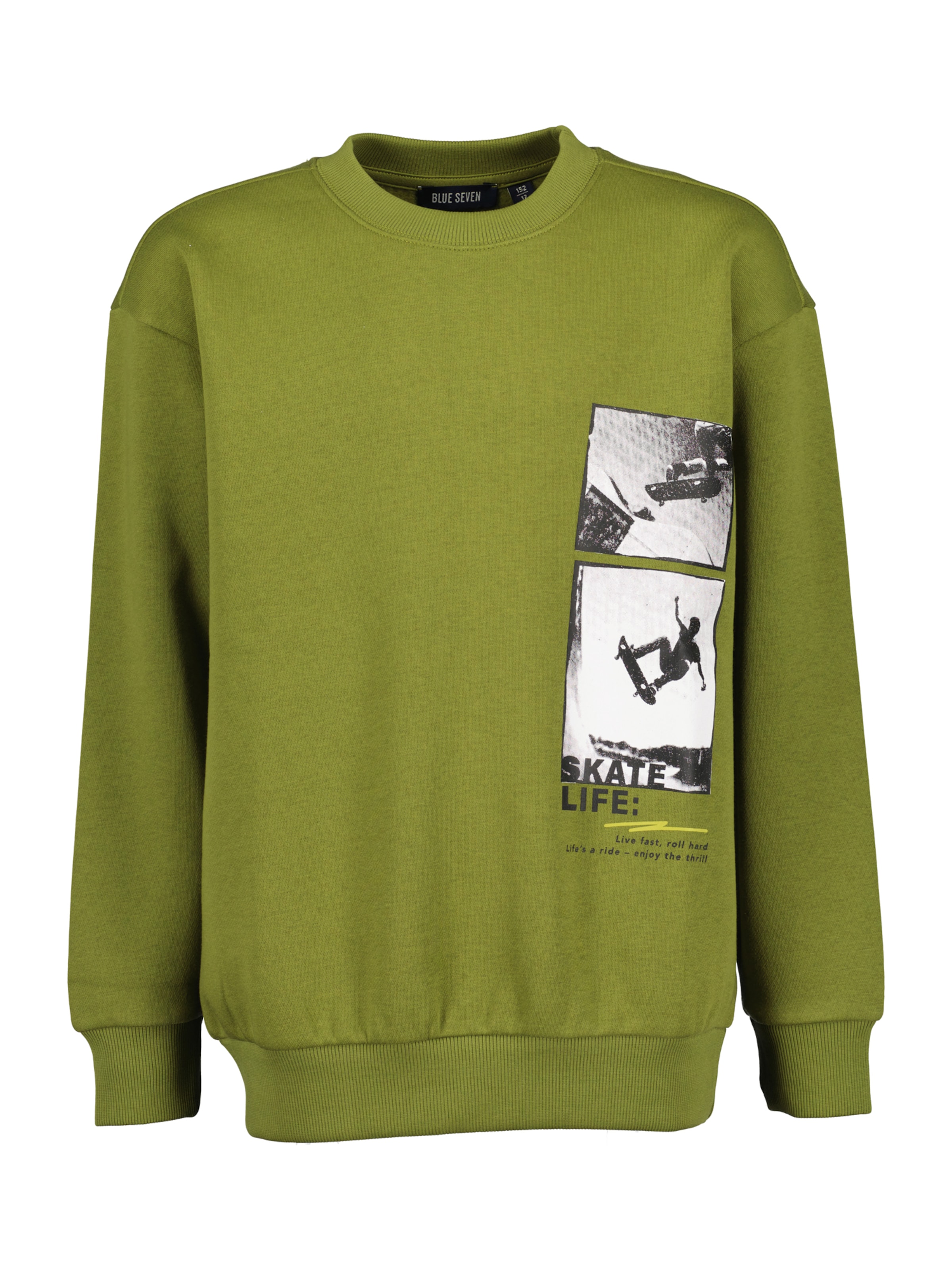 BLUE SEVEN Majica | zelena barva: sprednja stran