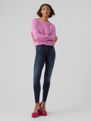 VERO MODA Sweater 'Plenty' in Pink