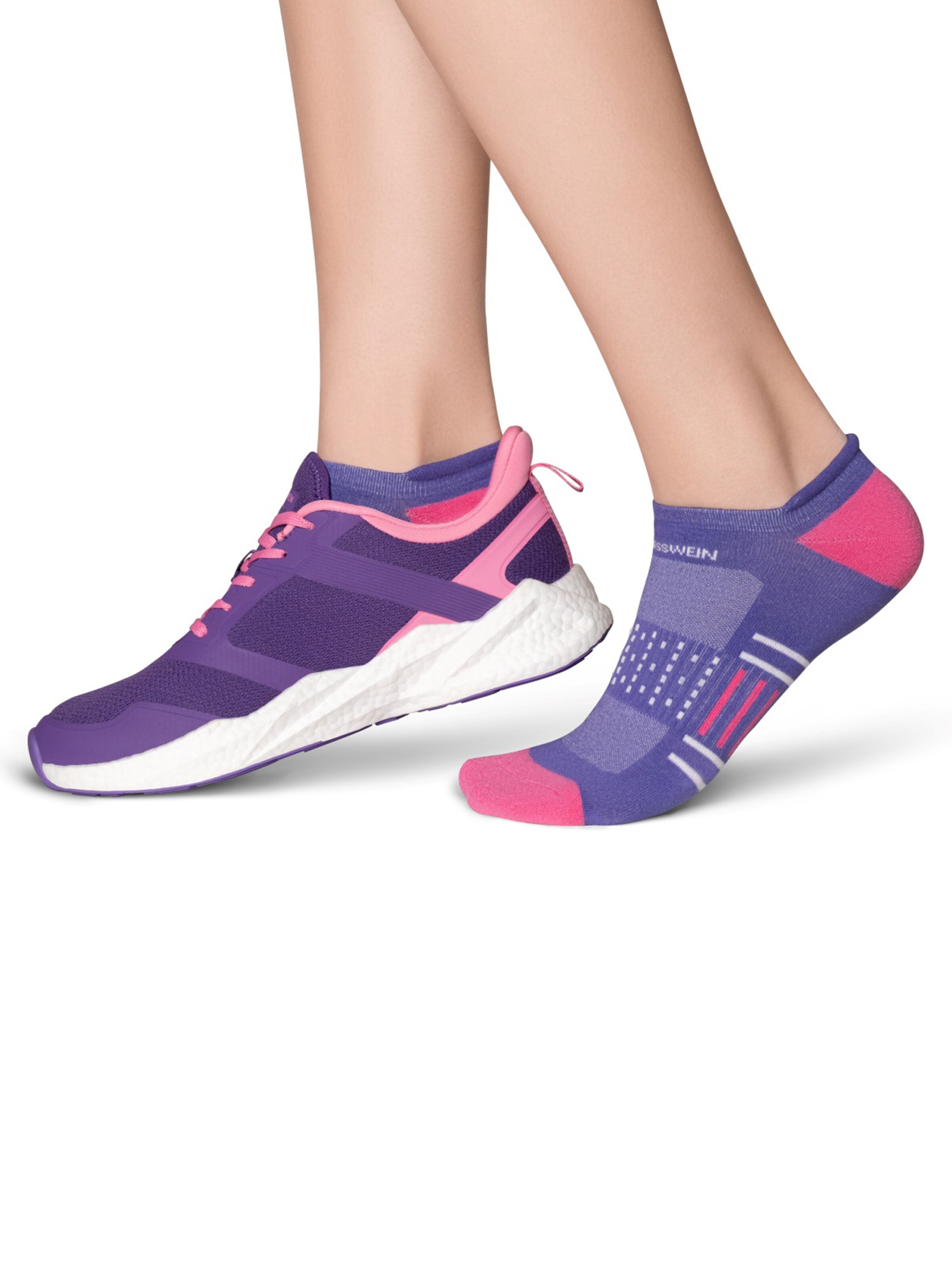 GIESSWEIN Sports socks in Purple: front