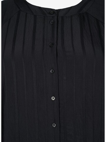 Zizzi - Vestido camisero 'SILLE' en negro