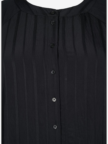 Robe-chemise 'SILLE' Zizzi en noir