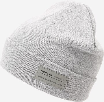REPLAY Beanie 'Berretto' in Grey: front