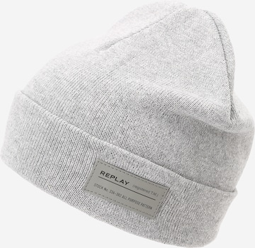 REPLAY Beanie 'Berretto' in Grey: front