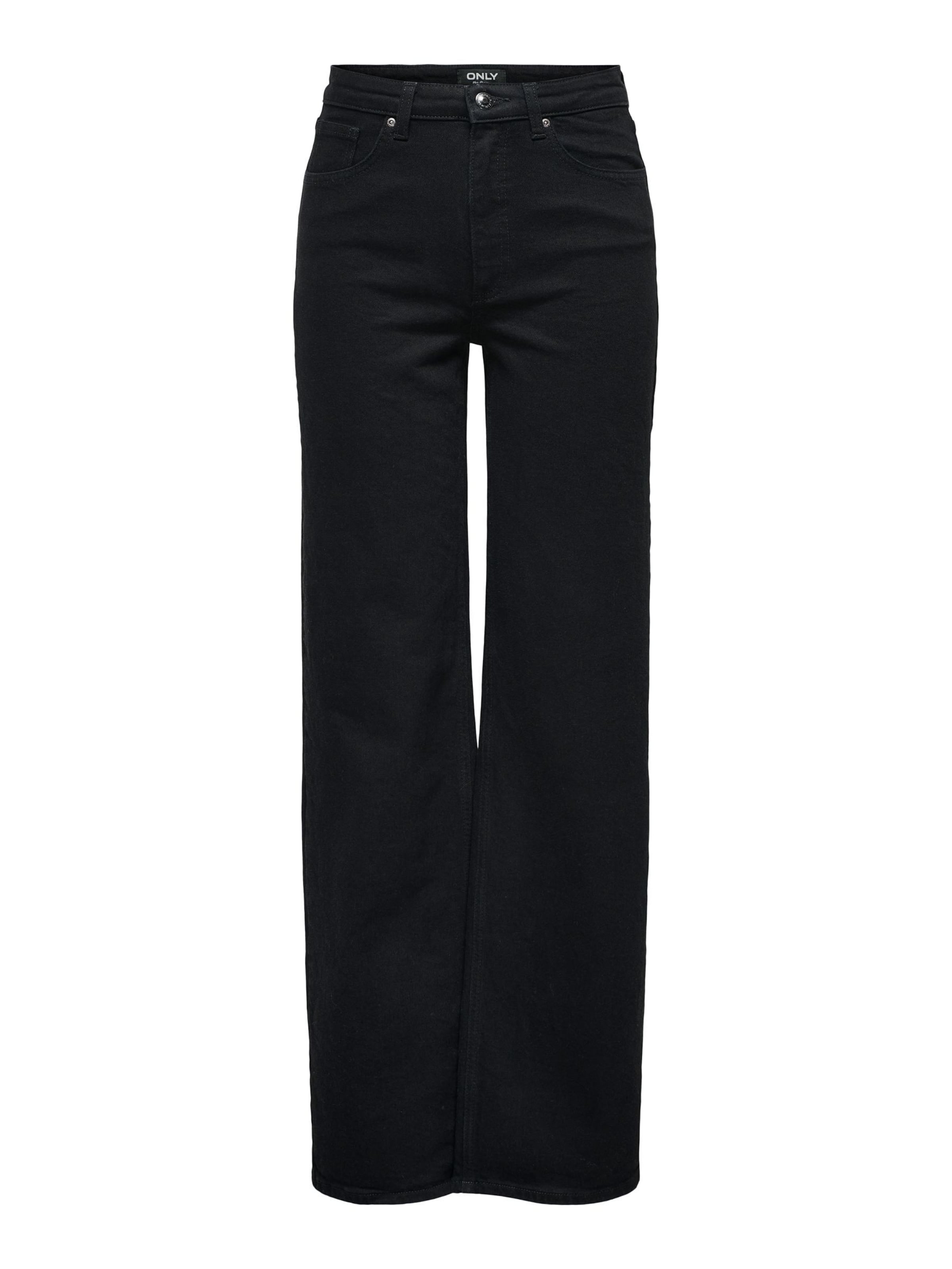 ONLY Wide Leg Jeans 'ONLJuicy' in Schwarz: Vorderseite