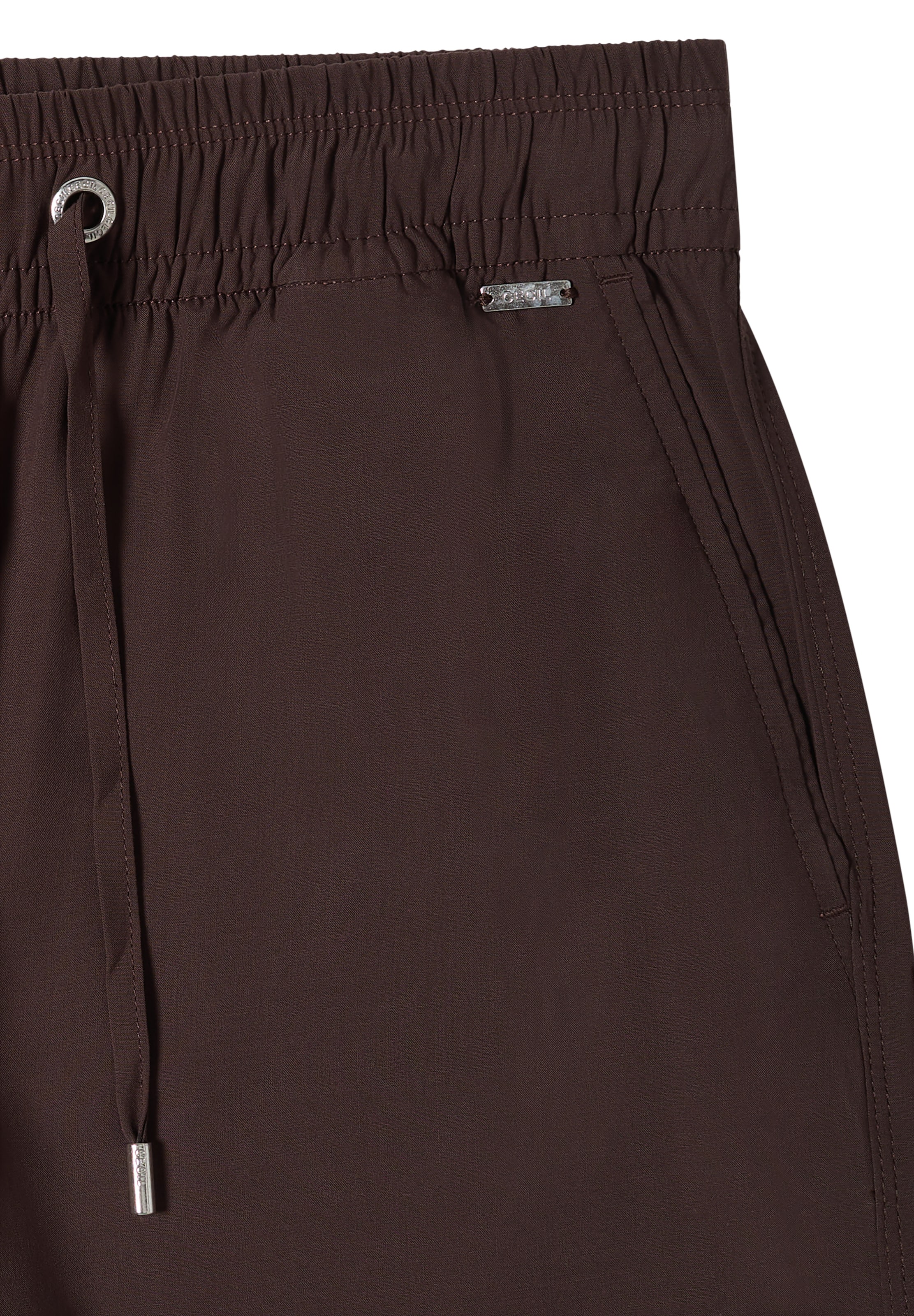 CECIL Loose fit Pants in Brown