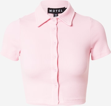 Motel Shirt 'Panya' in Pink: predná strana