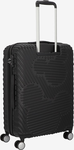 American Tourister Trolley 'Mickey Clouds' in Schwarz