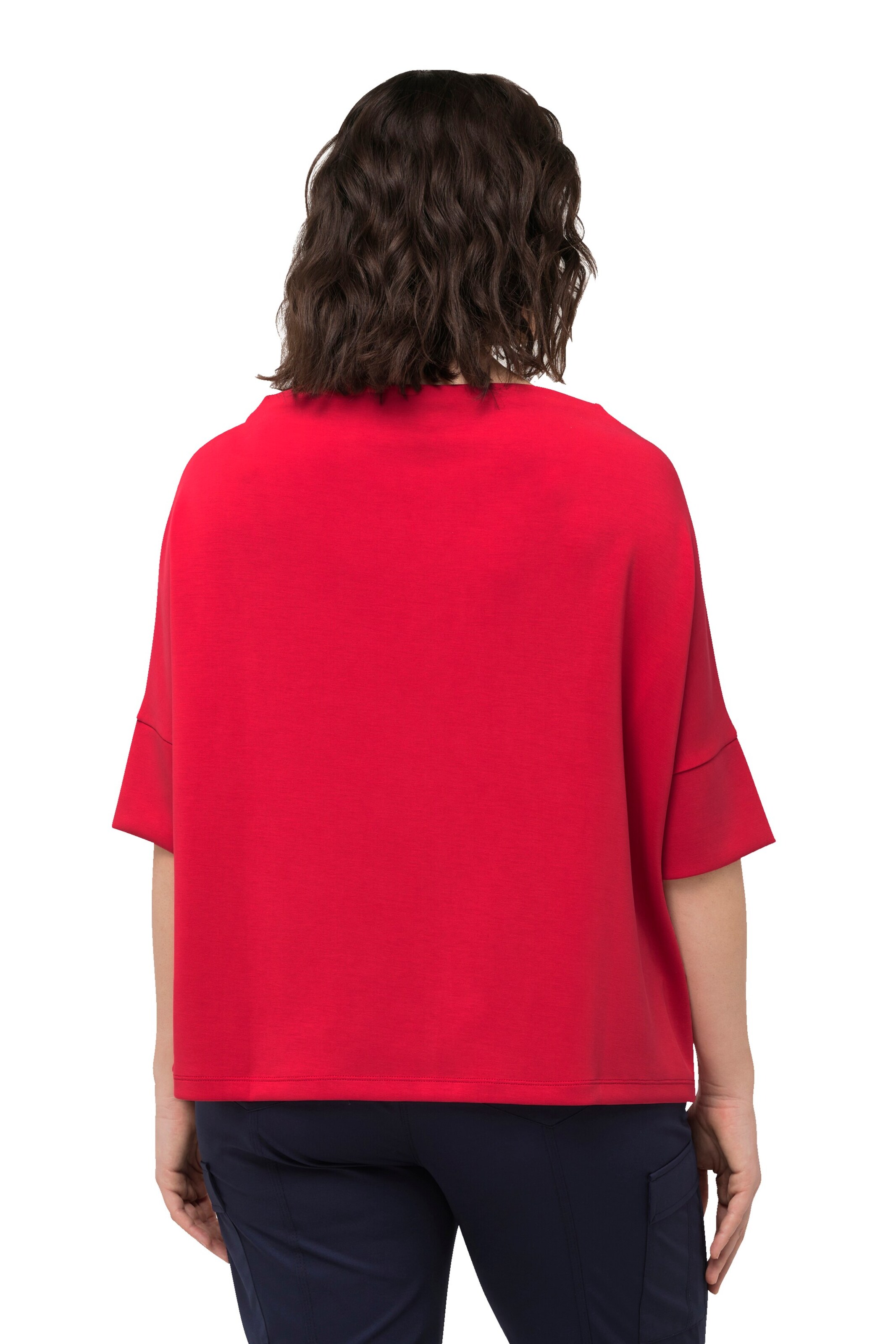 Ulla Popken Sweatshirt in Rood