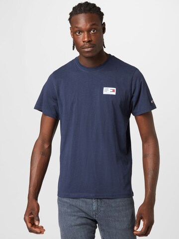 Tommy Jeans - Camiseta en azul: frente