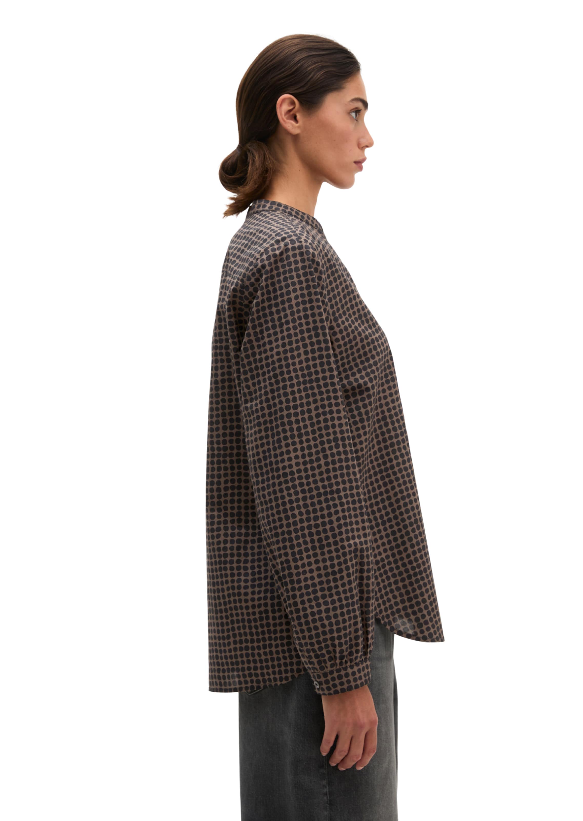 Marc O'Polo Bluse in Braun