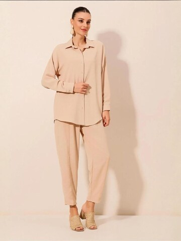 Bigdart - Calças de fato em bege