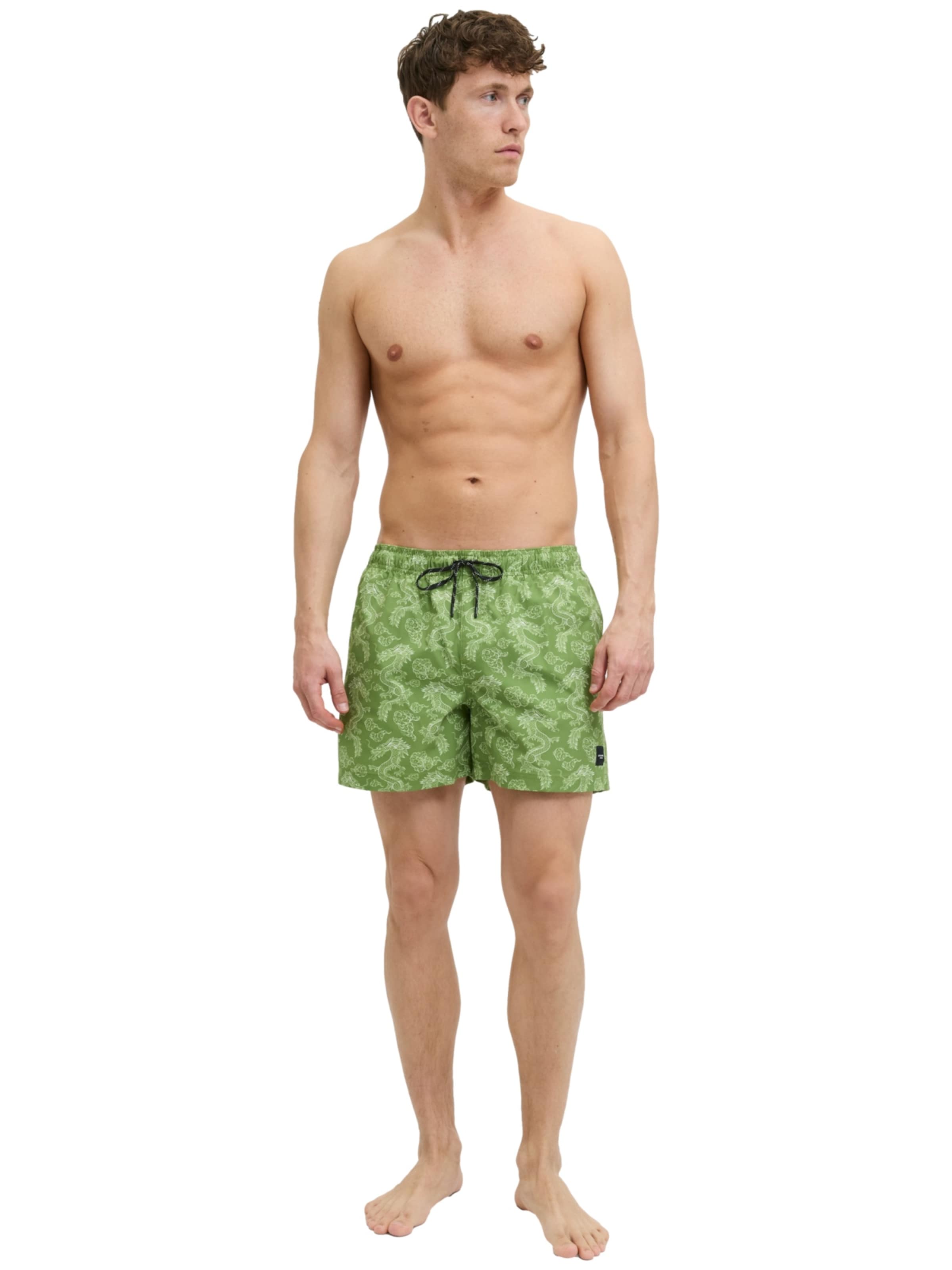 Pantaloncini da bagno 'JPSTMaui' di JACK & JONES in verde