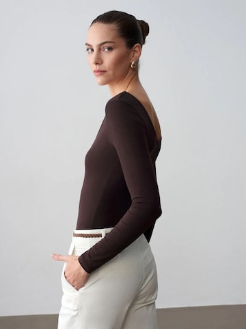 Dilvin Bodysuit in Braun