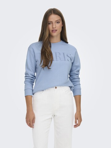 Sweat-shirt JDY en bleu : devant