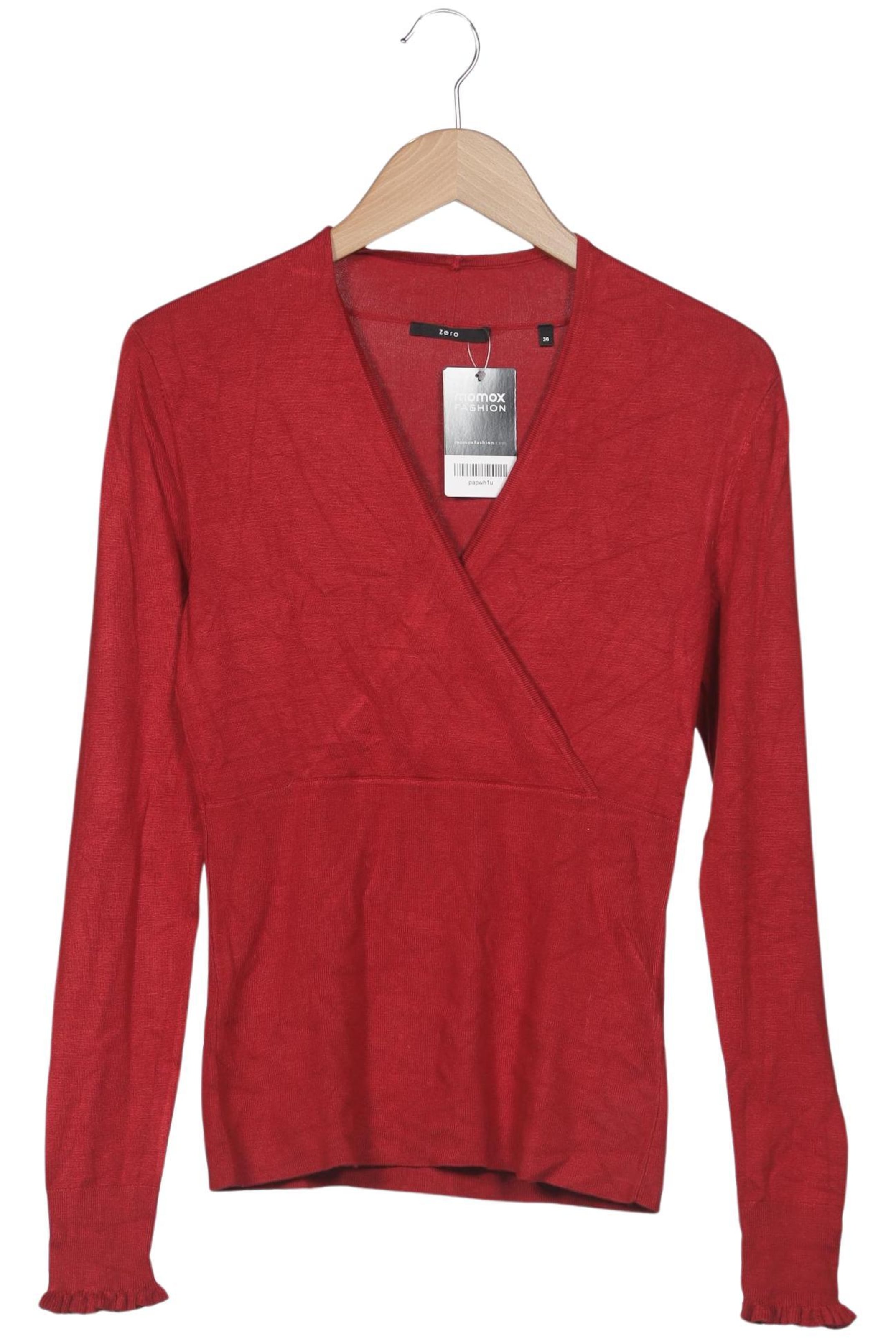 zero Pullover S in Rot: Vorderseite