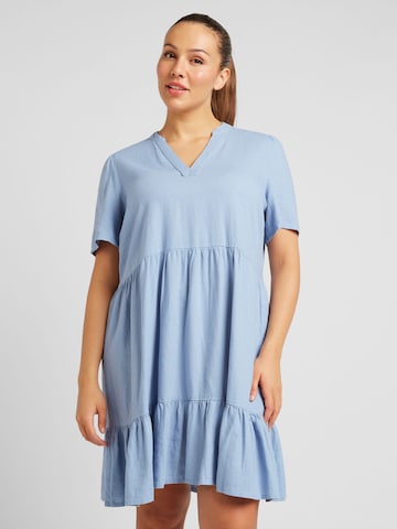 ONLY Carmakoma Dress 'TIRI' in Blue: front