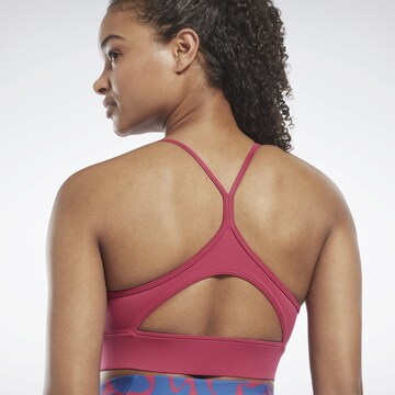 Reebok Bustier Sport bh 'Workout Ready' in Roze