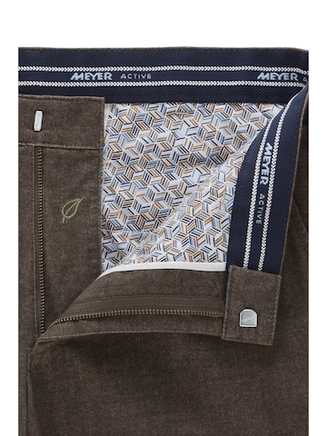 Regular Pantalon chino 'Paris 2-3609' MEYER en marron