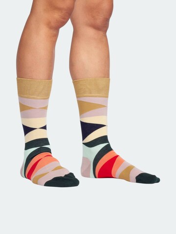 DillySocks Sokker 'Geschenkbox - Geometric Illusion' i blandingsfarvet: forside