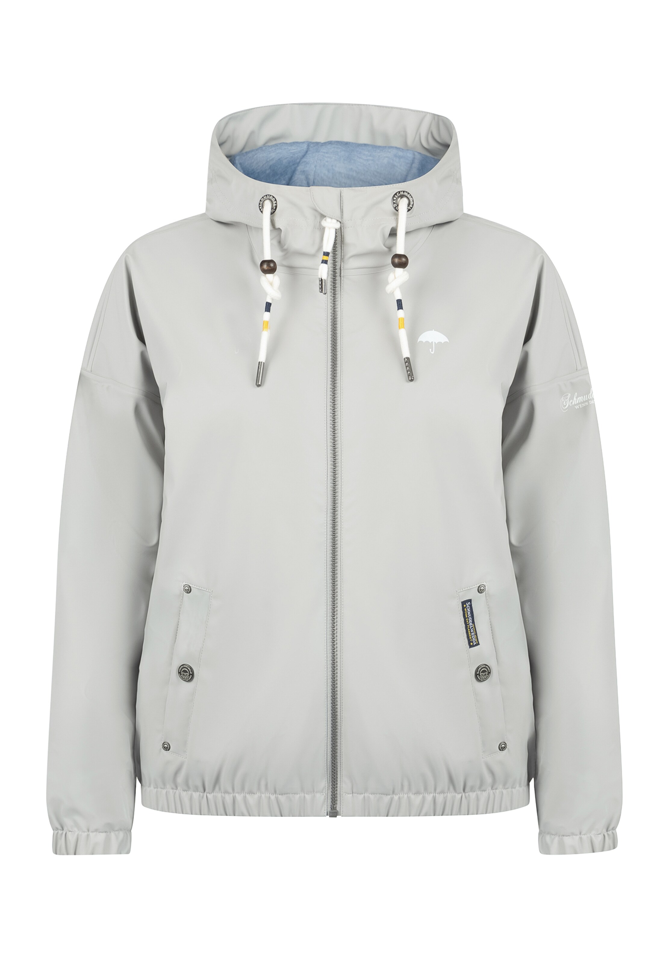 Schmuddelwedda Φθινοπωρινό και ανοιξιάτικο μπουφάν σε γκρι: μπροστά