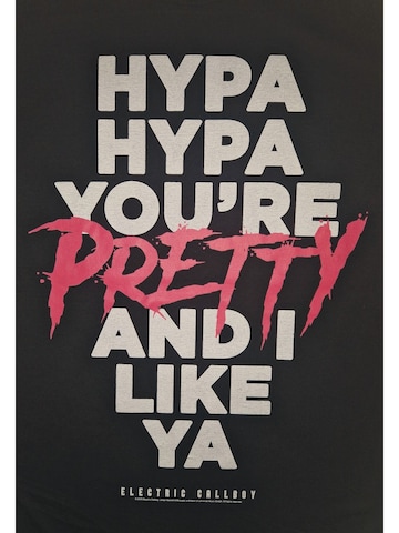 Rockshirts - Camiseta 'Electric Callboy Hypa Hypa Lyrics' en negro