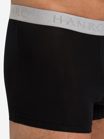 Hanro Boxershorts 'Cotton Essentials' in Zwart