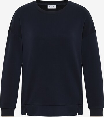 CECIL Sweatshirt in Blau: Vorderseite