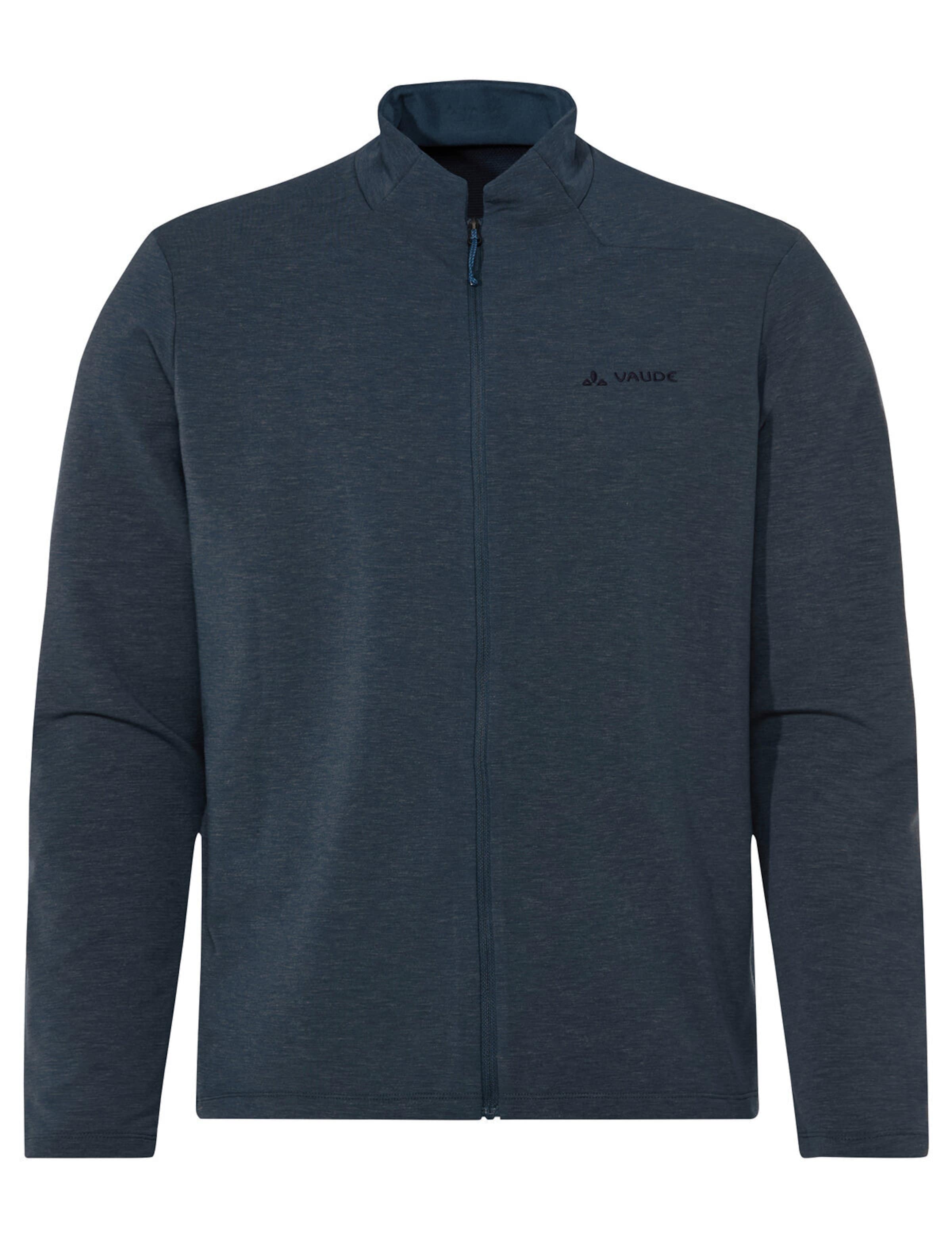 VAUDE Gebreid sportvest 'Wintry' in Blauw: voorkant