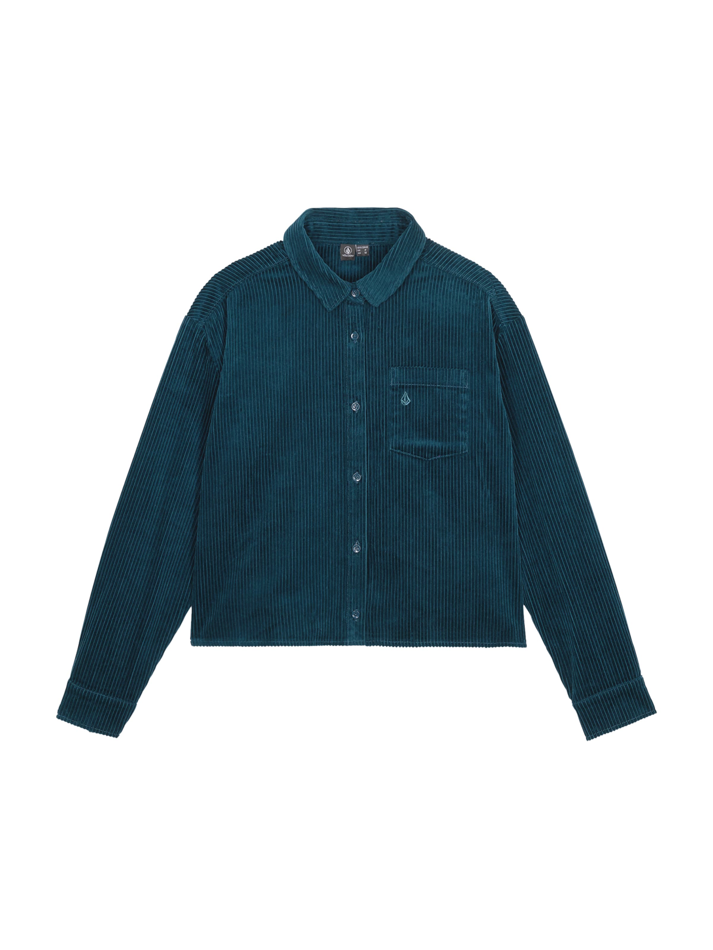 Chemisier 'WEELLOW CORD' Volcom en bleu : devant