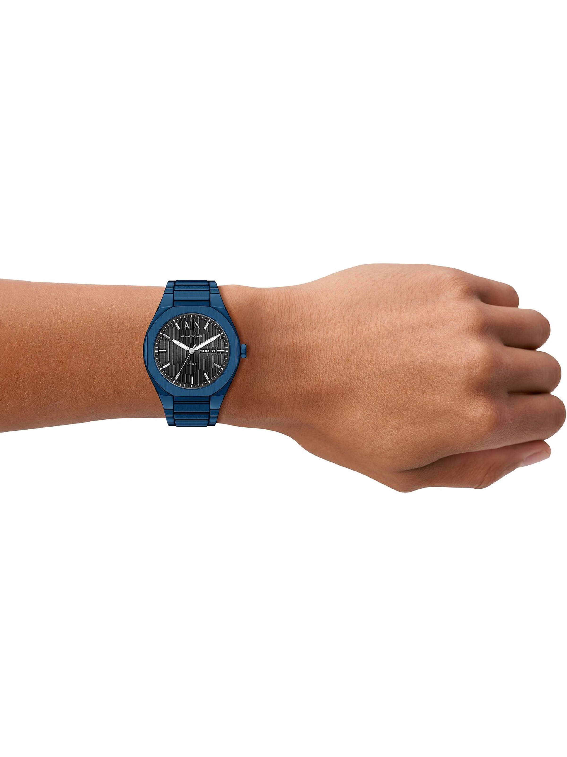 ARMANI EXCHANGE Analog Watch in Blue: front
