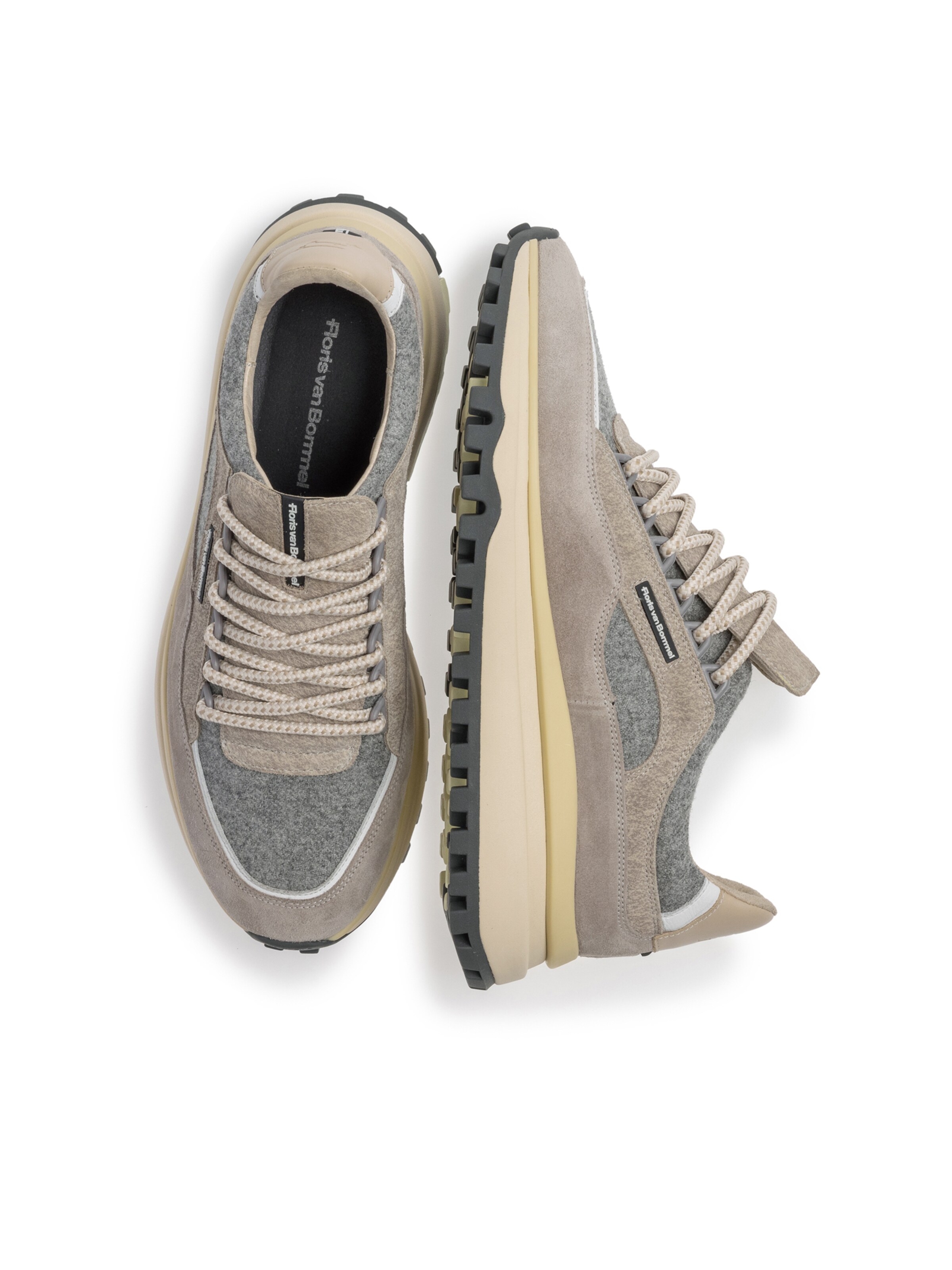 Floris van Bommel Sneakers laag 'De Gripper 03' in Bruin