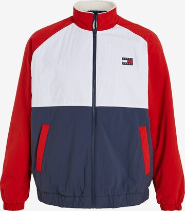 Jachetă  fleece de la Tommy Jeans Plus pe albastru