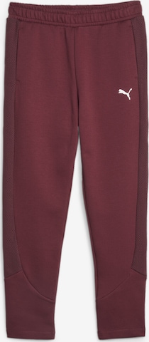 PUMA Regular Workout Pants in Red: front