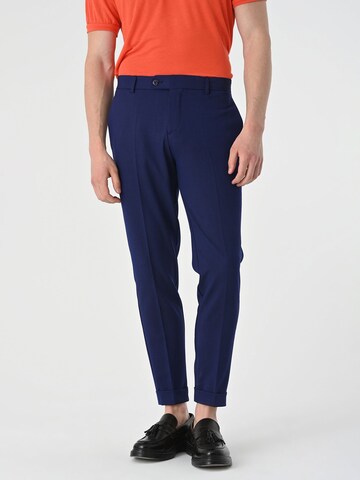Antioch Regular Chino trousers 'Mustif' in Blue: front