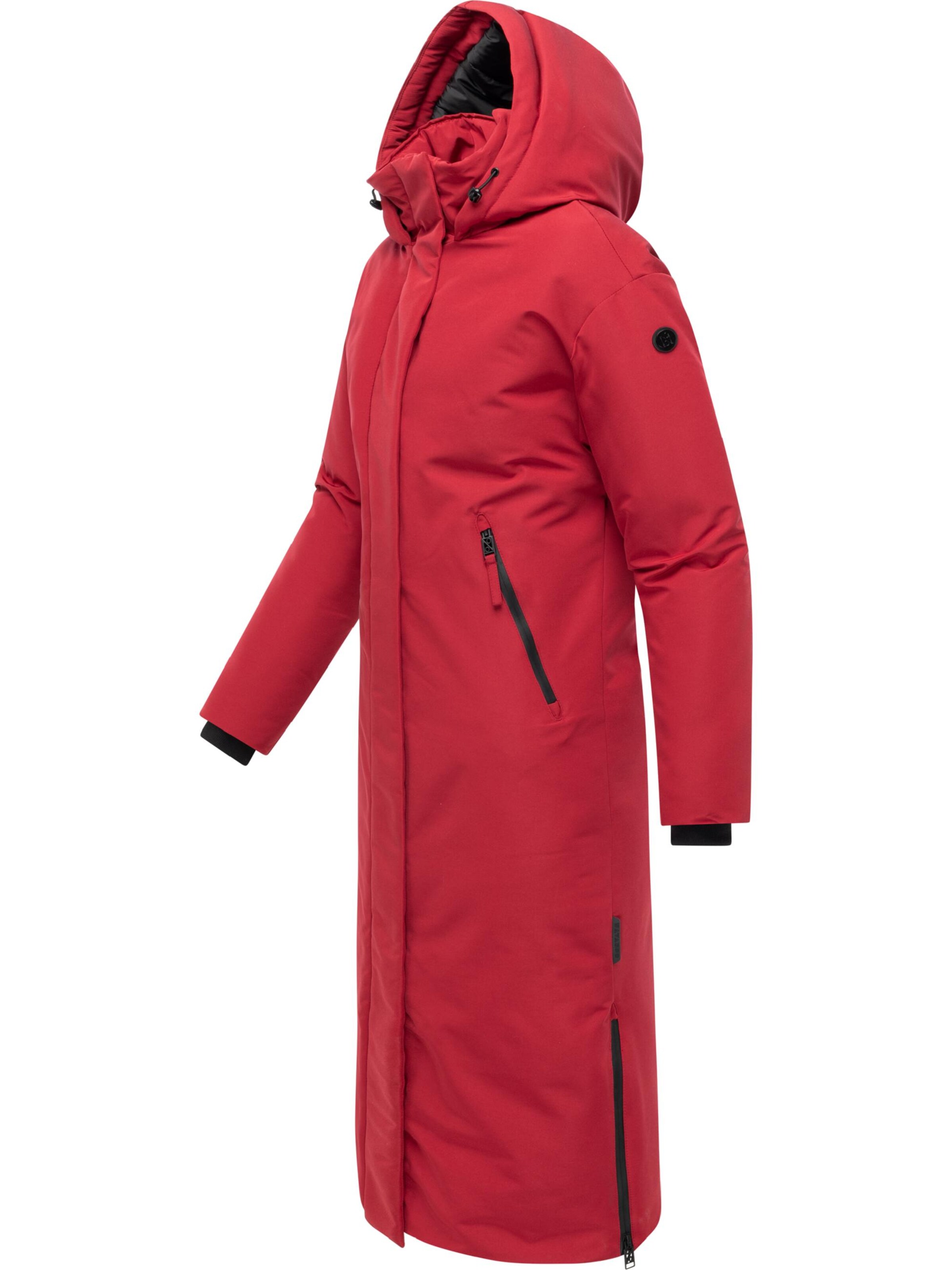 NAVAHOO Χειμερινό παλτό 'Schneewächter 14' σε κόκκινο