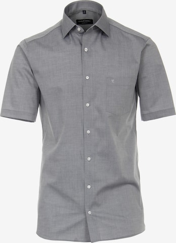 CASAMODA Regular fit Button Up Shirt in Grey: front