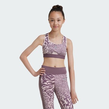 ADIDAS SPORTSWEAR Bralette Performance Underwear 'Power React' in Pink: front