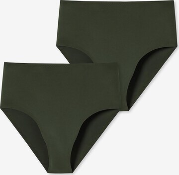 SCHIESSER Slip ' Invisible Soft ' in Groen: voorkant