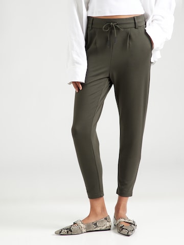 Slimfit Pantaloni cutați 'ONLPoptrash' de la ONLY pe verde: față