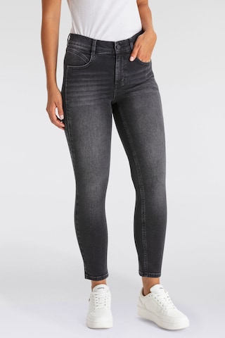 Angels Slimfit Jeans in Schwarz: Vorderseite