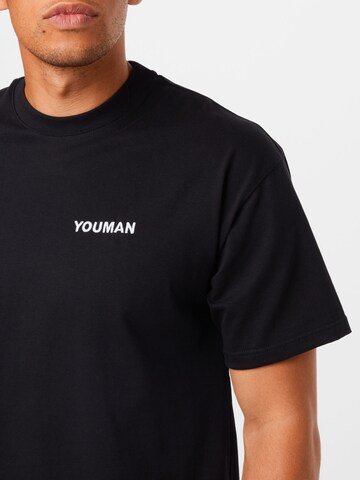 Youman T-shirt 'Flemming' i svart