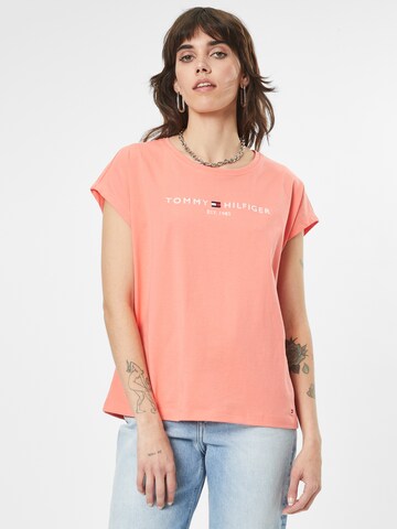 TOMMY HILFIGER T-shirt i orange: framsida