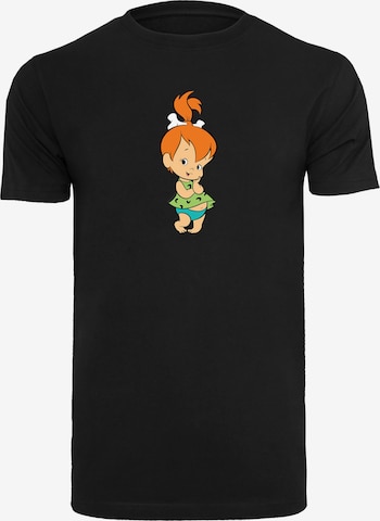T-Shirt 'Pebbles Flintstone' F4NT4STIC en noir : devant
