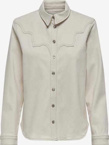 ONLY Blouse 'Abby' in Beige: voorkant